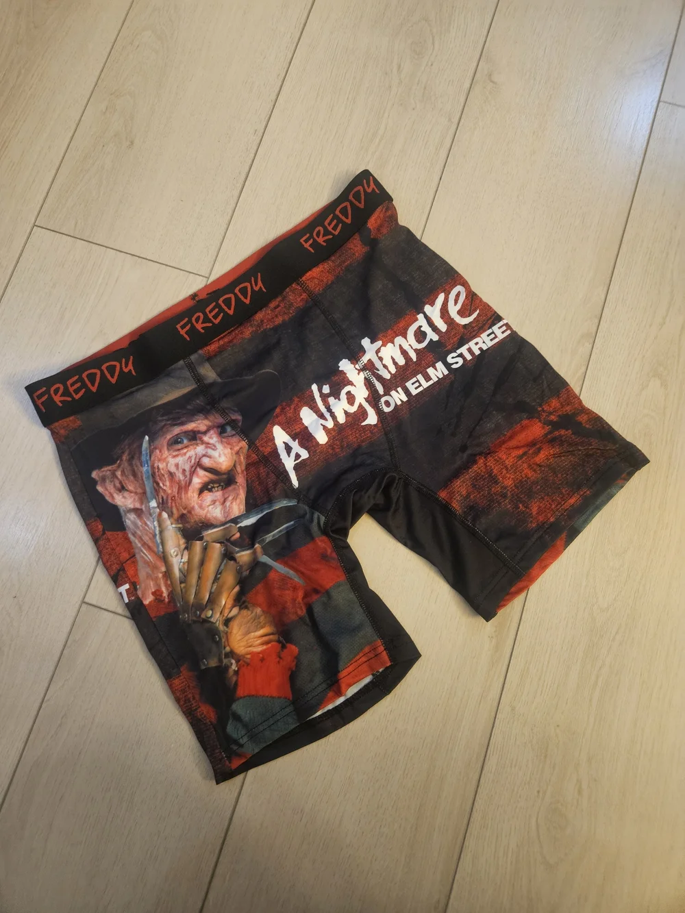 Freddy 'A Nightmare on Elm Street' Men's Boxer Briefs in Black & Red